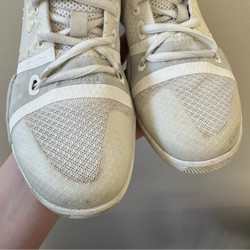 Nike Kyrie 3 Ivory white bone high top basketball sneakers shoes - Picture 4 of 9